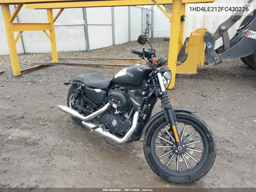 2015 Harley-Davidson Xl883 Iron 883 VIN: 1HD4LE212FC430226 Lot: 45369301