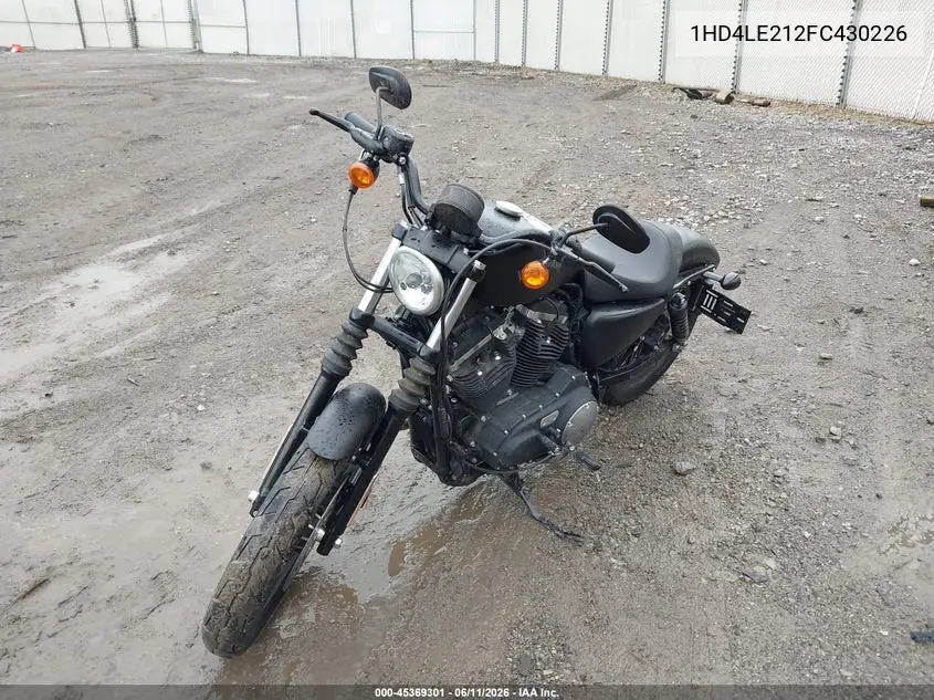 2015 Harley-Davidson Xl883 Iron 883 VIN: 1HD4LE212FC430226 Lot: 45369301