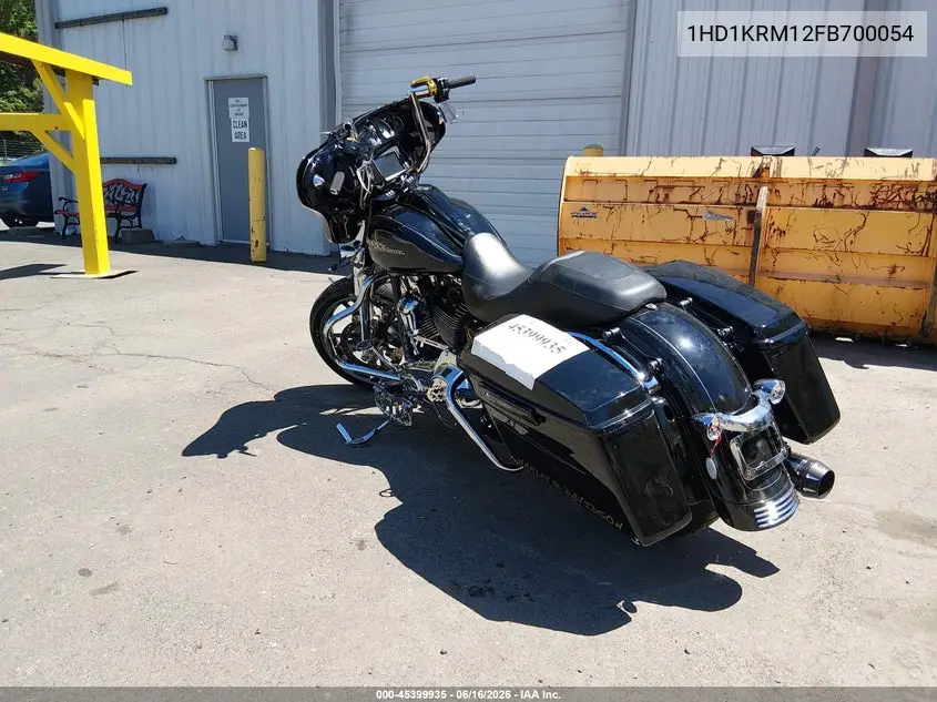 2015 Harley-Davidson Flhxs Street Glide Special VIN: 1HD1KRM12FB700054 Lot: 45399935