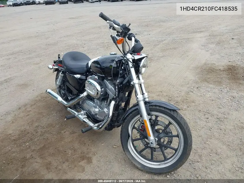 2015 Harley-Davidson Xl883 Superlow VIN: 1HD4CR210FC418535 Lot: 45408112