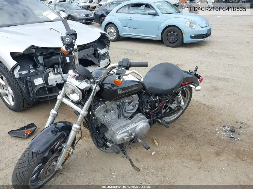 2015 Harley-Davidson Xl883 Superlow VIN: 1HD4CR210FC418535 Lot: 45408112