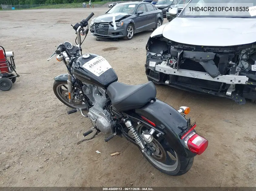 2015 Harley-Davidson Xl883 Superlow VIN: 1HD4CR210FC418535 Lot: 45408112