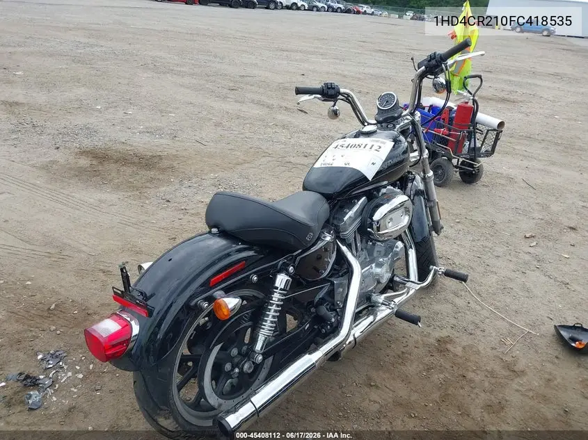 2015 Harley-Davidson Xl883 Superlow VIN: 1HD4CR210FC418535 Lot: 45408112