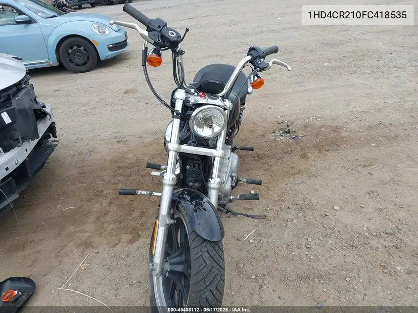 2015 Harley-Davidson Xl883 Superlow VIN: 1HD4CR210FC418535 Lot: 45408112