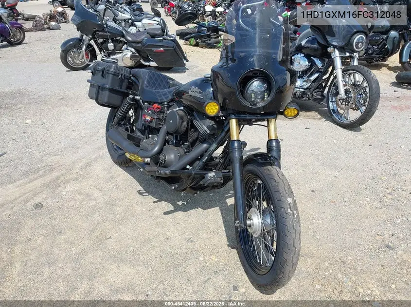 2015 Harley-Davidson Fxdb Dyna Street Bob VIN: 1HD1GXM16FC312048 Lot: 45412409