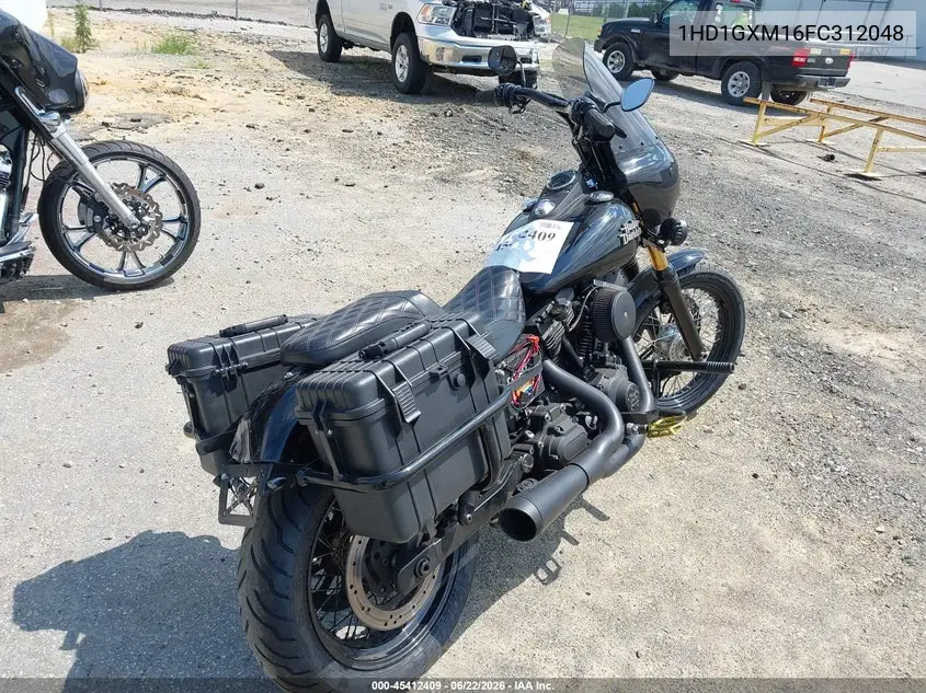 2015 Harley-Davidson Fxdb Dyna Street Bob VIN: 1HD1GXM16FC312048 Lot: 45412409
