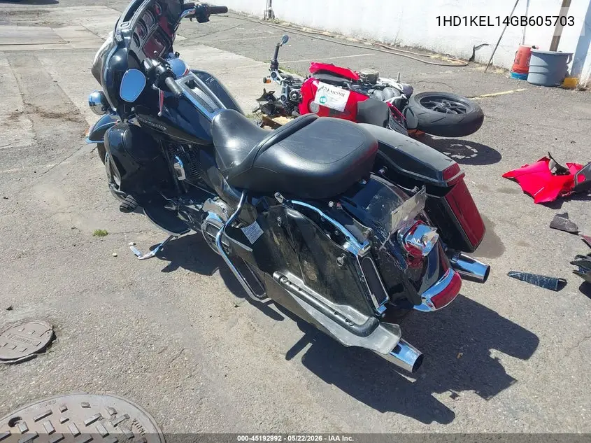 2016 Harley-Davidson Flhtk Ultra Limited VIN: 1HD1KEL14GB605703 Lot: 45192992