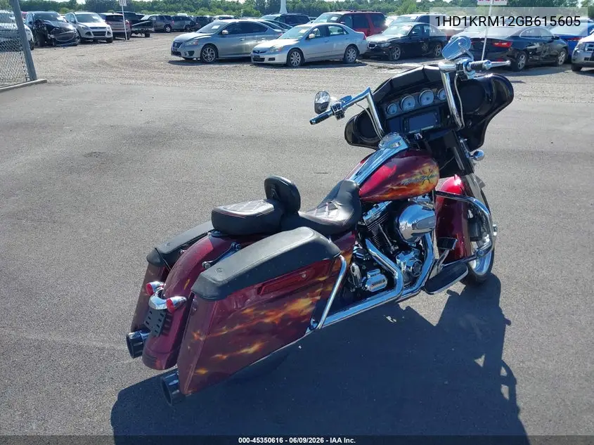 2016 Harley-Davidson Flhxs Street Glide Special VIN: 1HD1KRM12GB615605 Lot: 45350616