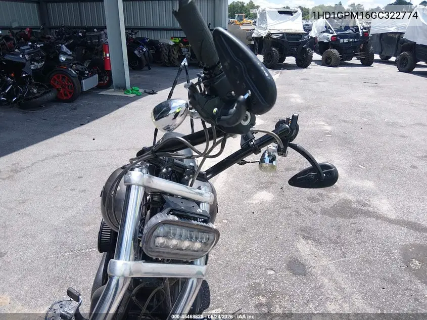 2016 Harley-Davidson Fxdwg Dyna Wide Glide VIN: 1HD1GPM16GC322774 Lot: 45468828