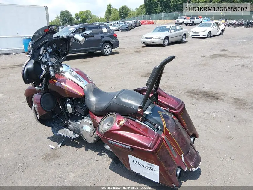 2016 Harley-Davidson Flhxs Street Glide Special VIN: 1HD1KRM13GB685002 Lot: 45536950