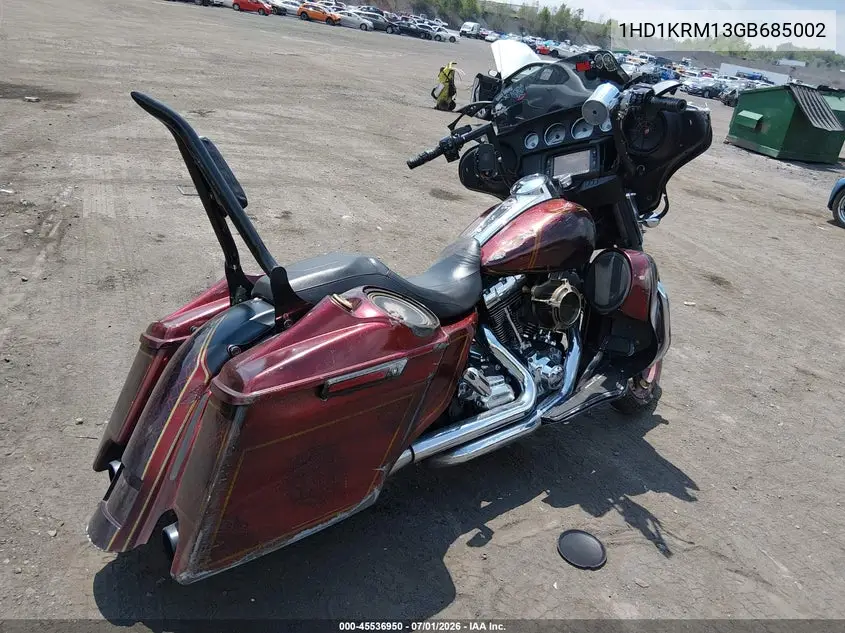 2016 Harley-Davidson Flhxs Street Glide Special VIN: 1HD1KRM13GB685002 Lot: 45536950