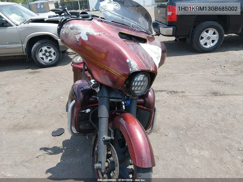 2016 Harley-Davidson Flhxs Street Glide Special VIN: 1HD1KRM13GB685002 Lot: 45536950