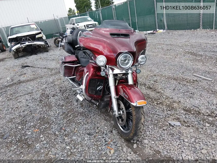 2016 Harley-Davidson Flhtk Ultra Limited VIN: 1HD1KEL10GB636057 Lot: 45615792