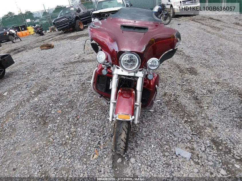 2016 Harley-Davidson Flhtk Ultra Limited VIN: 1HD1KEL10GB636057 Lot: 45615792