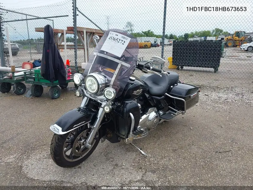 2017 Harley-Davidson Flhr Road King VIN: 1HD1FBC18HB673653 Lot: 45365272