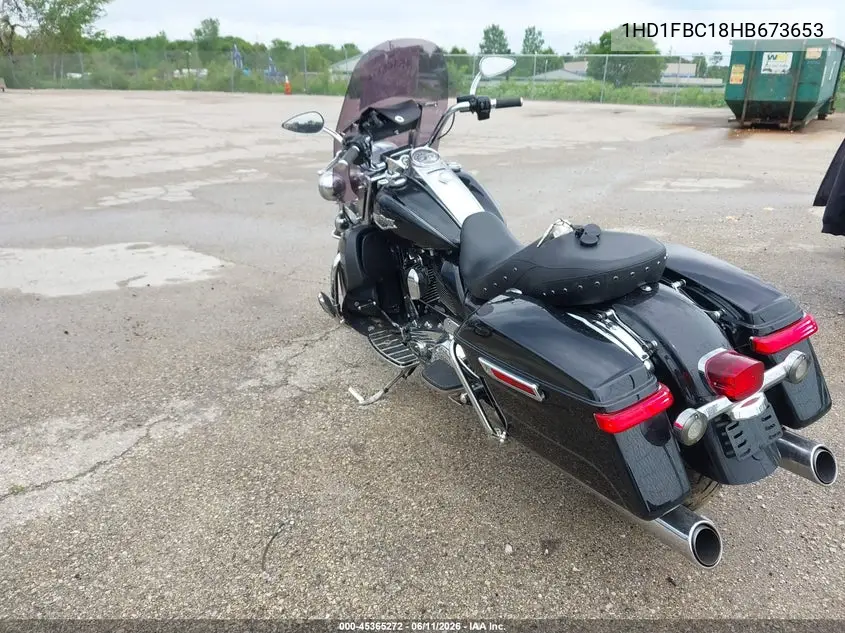 2017 Harley-Davidson Flhr Road King VIN: 1HD1FBC18HB673653 Lot: 45365272