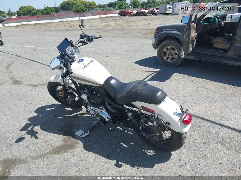 2018 Harley-Davidson Xl1200 C VIN: 1HD1CT331JC424207 Lot: 44984682