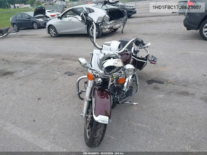 2018 Harley-Davidson Flhr Road King VIN: 1HD1FBC17JB623607 Lot: 45186676