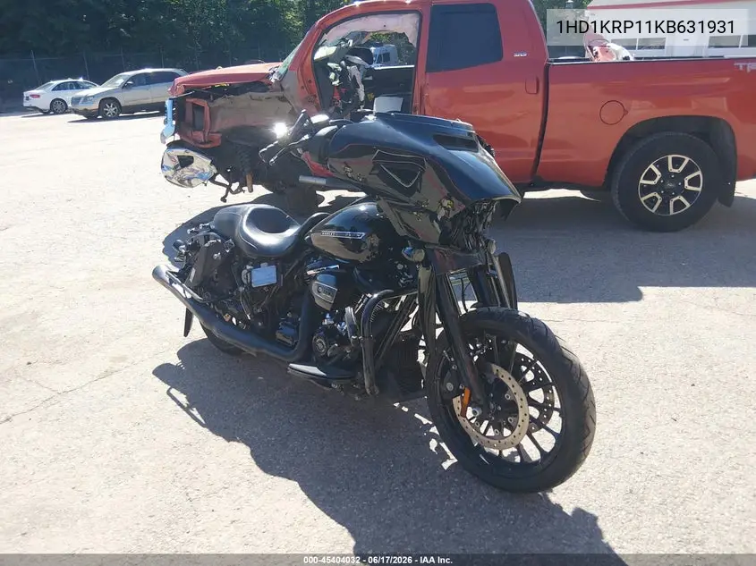 2019 Harley-Davidson Flhxs VIN: 1HD1KRP11KB631931 Lot: 45404032