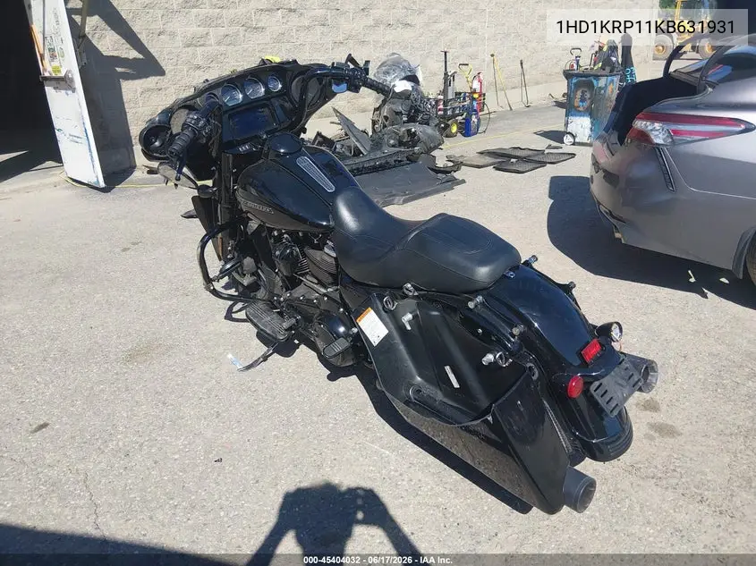 2019 Harley-Davidson Flhxs VIN: 1HD1KRP11KB631931 Lot: 45404032