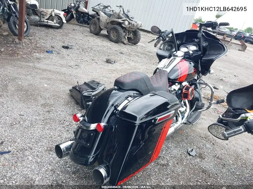 2020 Harley-Davidson Fltrx VIN: 1HD1KHC12LB642695 Lot: 45046428