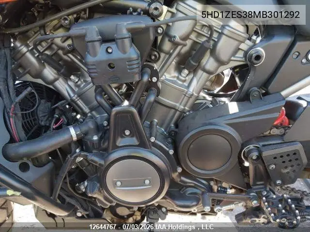 2021 Harley-Davidson Ra1250 S VIN: 5HD1ZES38MB301292 Lot: 12644767