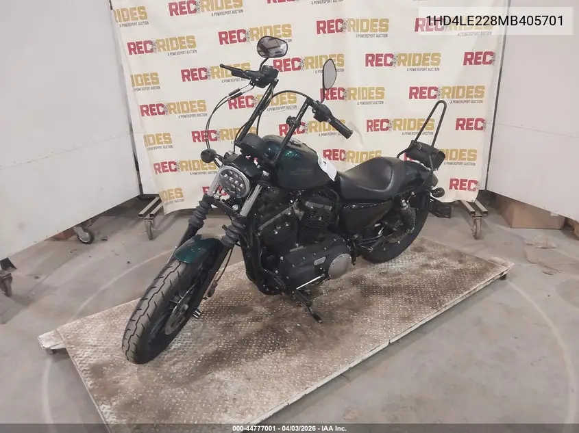 2021 Harley-Davidson Xl883 N VIN: 1HD4LE228MB405701 Lot: 44777001