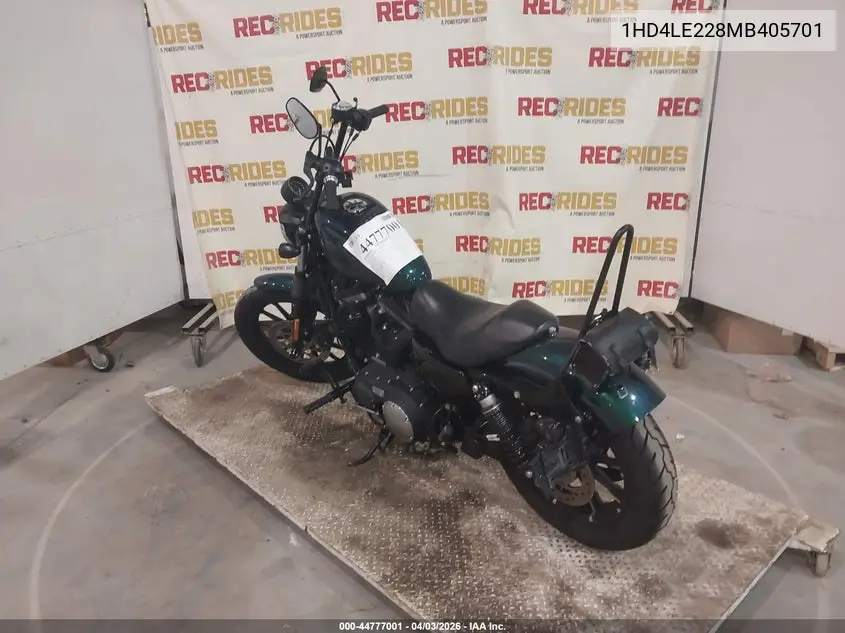 2021 Harley-Davidson Xl883 N VIN: 1HD4LE228MB405701 Lot: 44777001