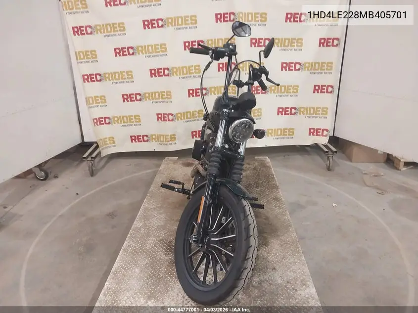 2021 Harley-Davidson Xl883 N VIN: 1HD4LE228MB405701 Lot: 44777001