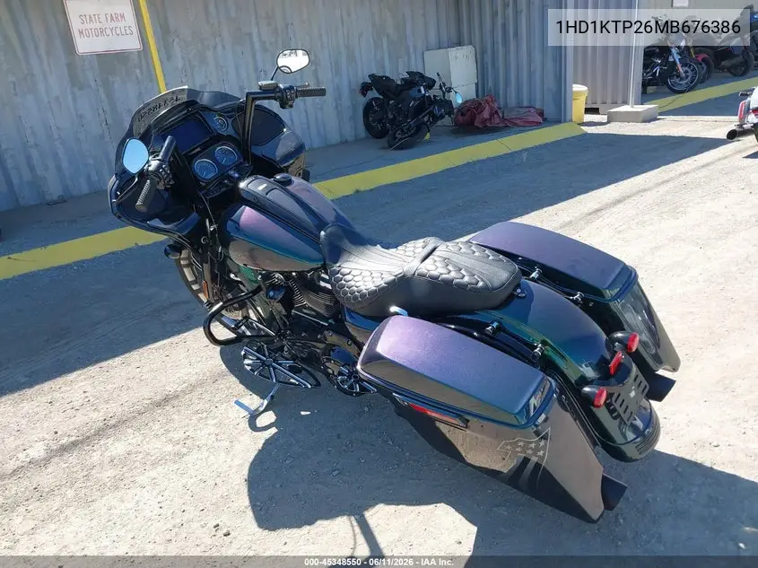 2021 Harley-Davidson Fltrxs VIN: 1HD1KTP26MB676386 Lot: 45348550