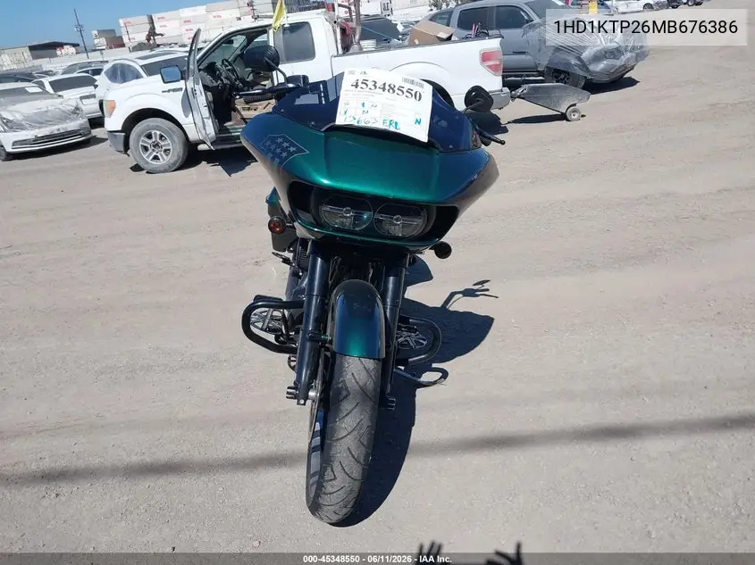 2021 Harley-Davidson Fltrxs VIN: 1HD1KTP26MB676386 Lot: 45348550