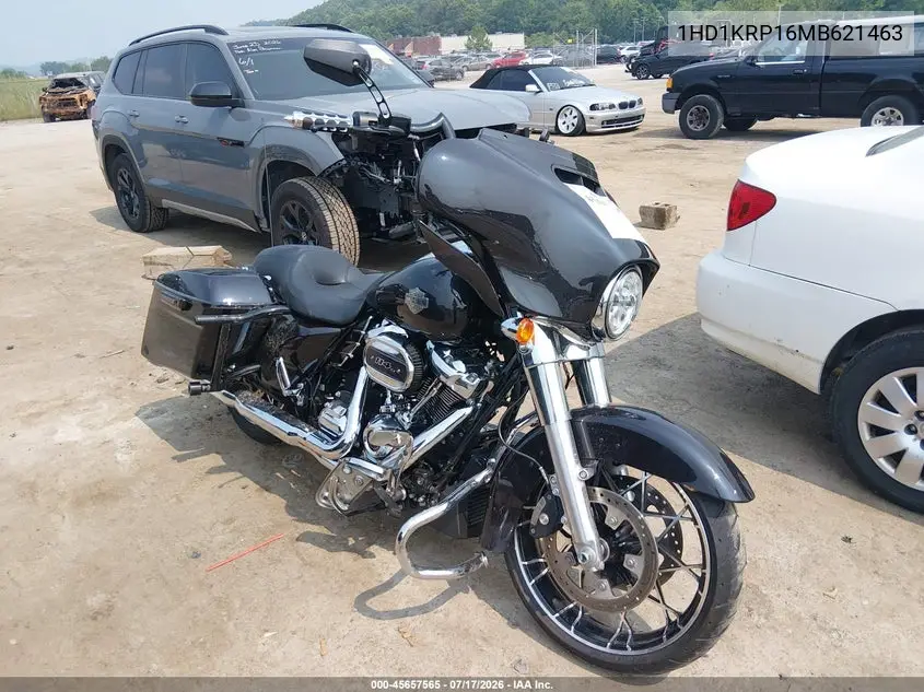 2021 Harley-Davidson Flhxs VIN: 1HD1KRP16MB621463 Lot: 45657565