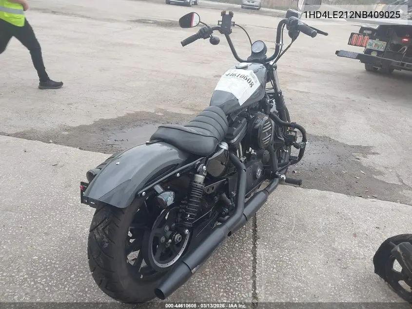 2022 Harley-Davidson Xl883 N VIN: 1HD4LE212NB409025 Lot: 44610608