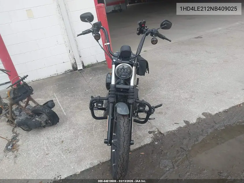 2022 Harley-Davidson Xl883 N VIN: 1HD4LE212NB409025 Lot: 44610608
