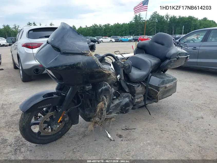 2022 Harley-Davidson Fltrk VIN: 1HD1KZF17NB614203 Lot: 45376779