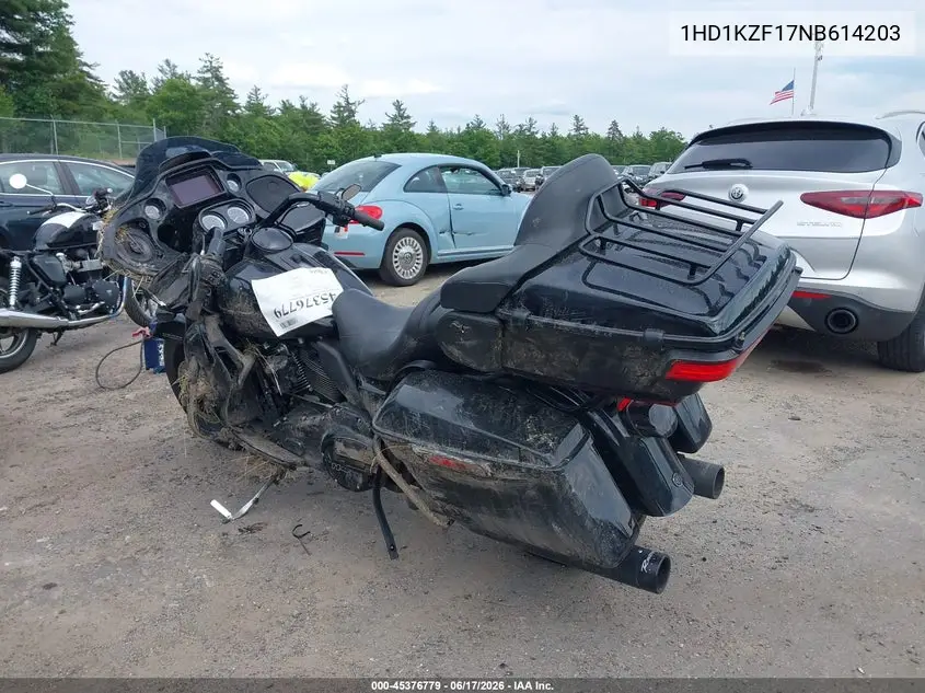 2022 Harley-Davidson Fltrk VIN: 1HD1KZF17NB614203 Lot: 45376779