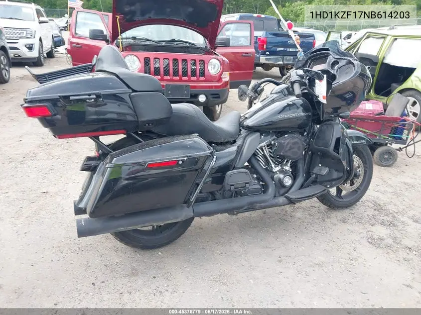 2022 Harley-Davidson Fltrk VIN: 1HD1KZF17NB614203 Lot: 45376779