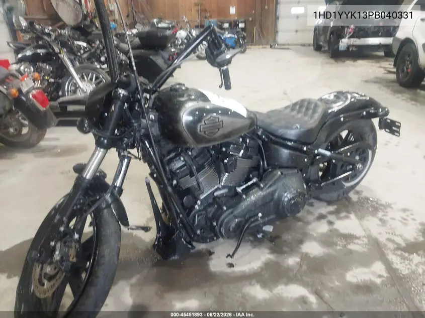 2023 Harley-Davidson Fxbbs VIN: 1HD1YYK13PB040331 Lot: 45451893