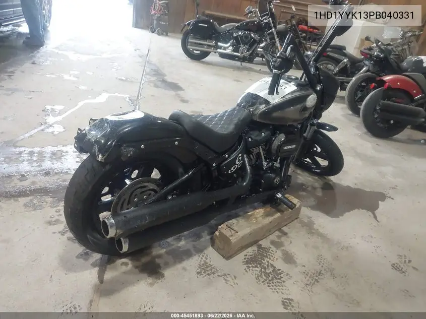 2023 Harley-Davidson Fxbbs VIN: 1HD1YYK13PB040331 Lot: 45451893