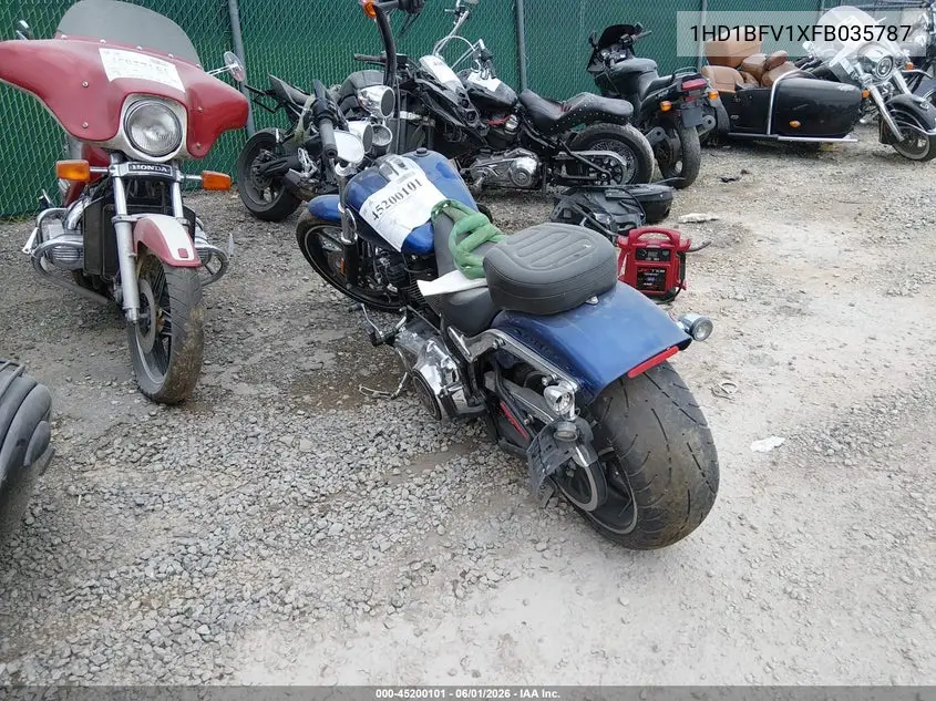 2015 Harley-Davidson Fxsb Breakout VIN: 1HD1BFV1XFB035787 Lot: 45200101