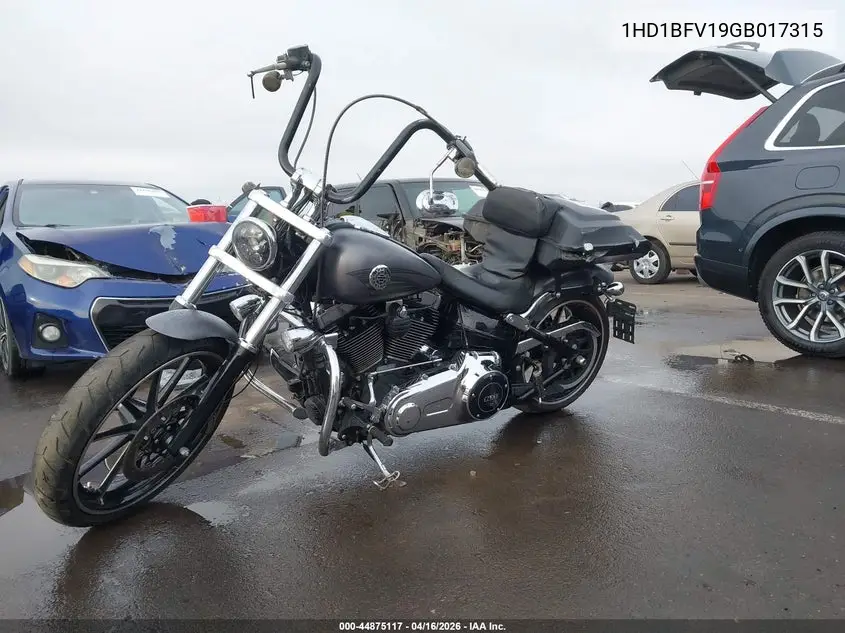 2016 Harley-Davidson Fxsb Breakout VIN: 1HD1BFV19GB017315 Lot: 44875117