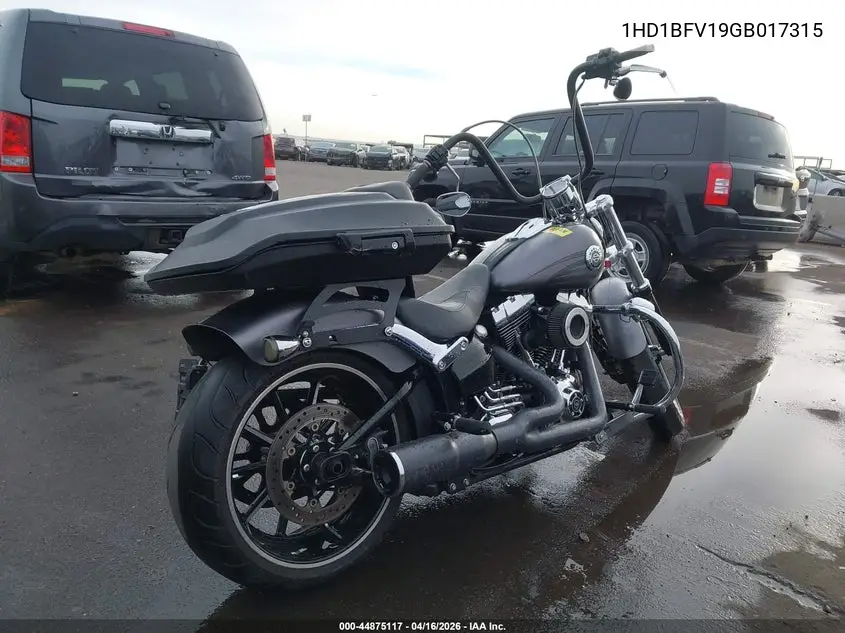 2016 Harley-Davidson Fxsb Breakout VIN: 1HD1BFV19GB017315 Lot: 44875117