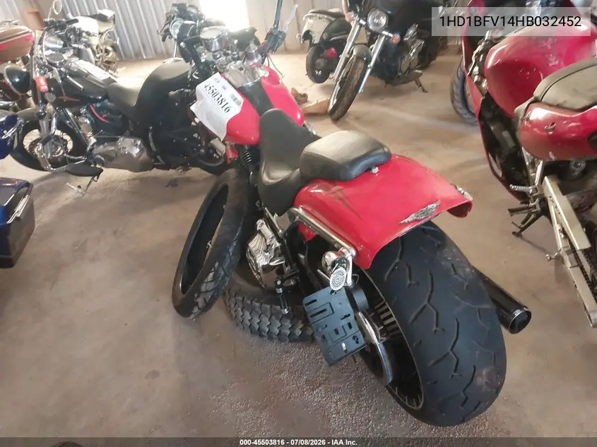 2017 Harley-Davidson Fxsb Breakout VIN: 1HD1BFV14HB032452 Lot: 45503816