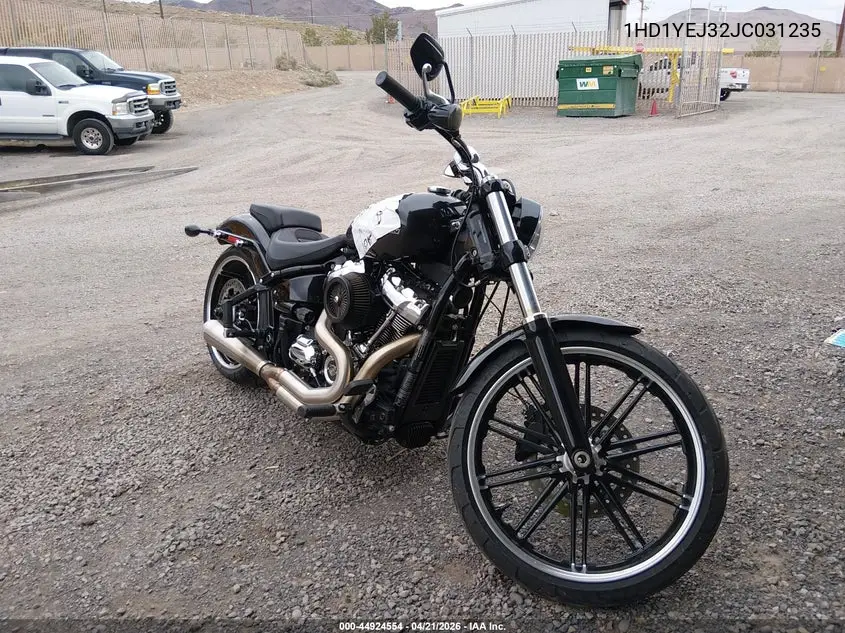 2018 Harley-Davidson Fxbr Breakout VIN: 1HD1YEJ32JC031235 Lot: 44924554