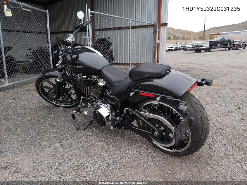 2018 Harley-Davidson Fxbr Breakout VIN: 1HD1YEJ32JC031235 Lot: 44924554