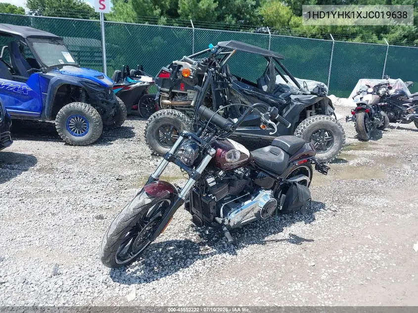 2018 Harley-Davidson Fxbrs Breakout 114 VIN: 1HD1YHK1XJC019638 Lot: 45552222