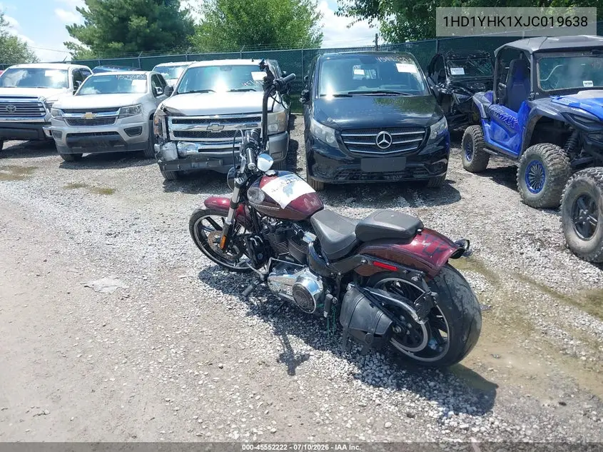 2018 Harley-Davidson Fxbrs Breakout 114 VIN: 1HD1YHK1XJC019638 Lot: 45552222