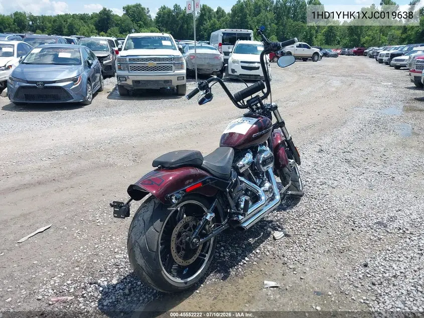 2018 Harley-Davidson Fxbrs Breakout 114 VIN: 1HD1YHK1XJC019638 Lot: 45552222