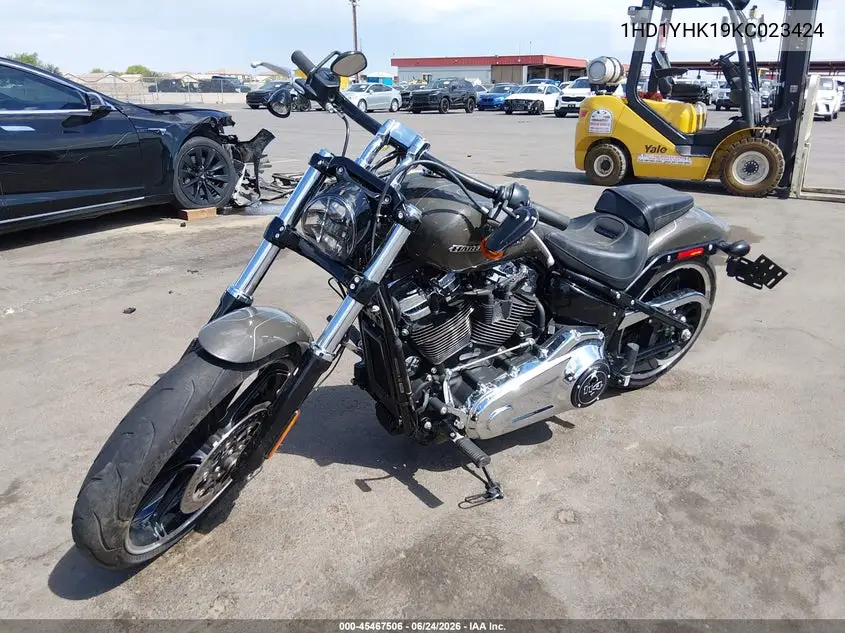 2019 Harley-Davidson Fxbrs VIN: 1HD1YHK19KC023424 Lot: 45467506