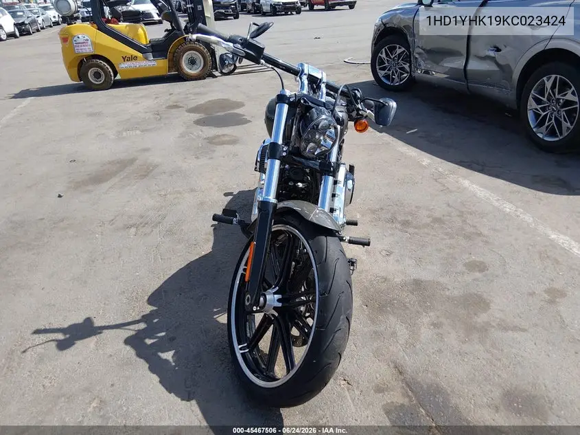 2019 Harley-Davidson Fxbrs VIN: 1HD1YHK19KC023424 Lot: 45467506